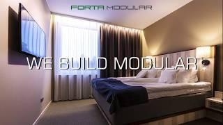 Modular Hotel Construction Seminar, 2018. February 8, Sweden | Modular Construction Forta PRO