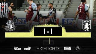 Newcastle United 1 Aston Villa 1 | Premier League Highlights