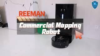 Commercial mopping robot