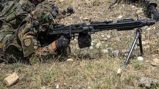 German Army MG3 Machine Gunners in Action