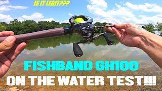 FISHBAND GH100 ON THE WATER TEST AND CAST BATTLE!!! IF YOU CANT BEAT EM... COPY EM