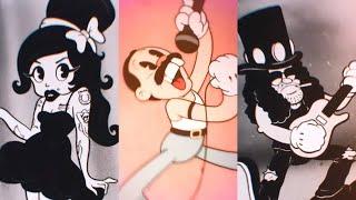 Drawing 28 rock stars in 1930s rubberhose cartoon / Cuphead art style #cuphead #drawingtutorial