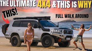 LC200 MODIFIED full walk around! OUR WEIGHT EXPOSED! Toyota Landcruiser 4x4 for lap of Australia