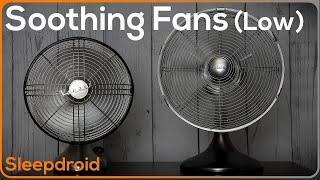 ► Soothing Fan Sounds for Sleeping ~10 hours of Fan Noise, Binaural Effect (Low speed) Dual Fans