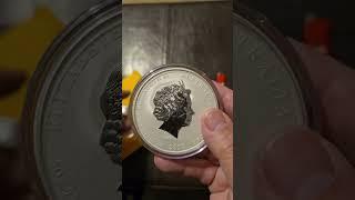 Perth Silver Year of the Dragon. The 2oz just came in today.  #coin #silver #dragon #preciousmetals