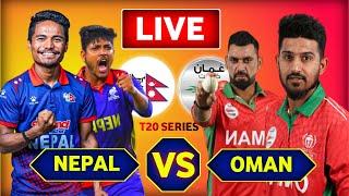 NEPAL VS OMAN T20 LIVE | CANADA T20I TRI-SERIES MATCH 2 LIVE SCORES | NEPAL VS OMAN LIVE