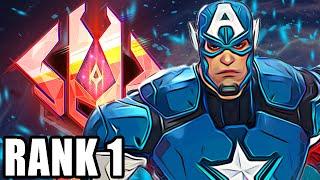 THE RANK 1 CAPTAIN AMERICA DOMINATES - Marvel Rivals