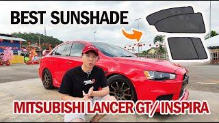 DIY install MAGNETIC WINDOW SUNSHADE for your Car - Proton Inspira | Lancer GT