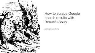 How to scrape google search results with python beautifulsoup