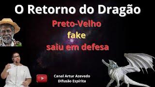 "Preto-velho" fake sai em defesa do "dragão branco"