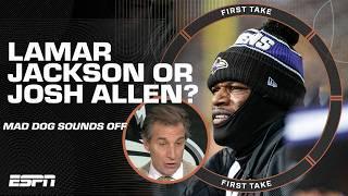 'HE WAS PUTRID' ️ Mad Dog thinks Lamar Jackson is WAY below Josh Allen  | First Take