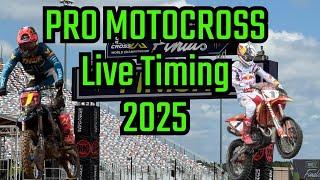 2025 Pro Motocross Hangtown Round 2 Live Timing Only