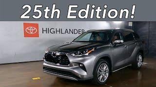 A Special Close Look at the 2025 Toyota Highlander Hybrid 25th Edition