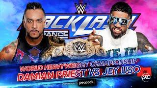 WWE 2K24 | Damian Priest Vs Jey Uso - World Heavyweight Championship | WWE Backlash