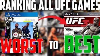 Ranking All UFC Games From Worst To Best!