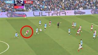 Leandro Trossard Red Card after kicking the ball away, Manchester City vs Arsenal (1-2) Highlights