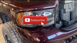 3rd gen 1500/2500 huge headlight upgrade for under a $100 *DIY* #3gg #cummins #3rdgencummins