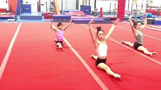 Wanna Be startin' somethin' gymnastics stretch video by Michael Jackson