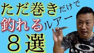 【ただ巻き推奨ルアー】アクション不要！巻くだけで釣れるルアー８選！