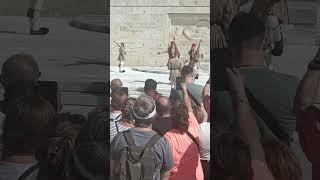 Evzones Greek Presidential Guard  ( Τomb of Unknown Soldier )  Monument in Athens