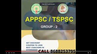 APPSC /TSPSC online Coaching | Choose Your Career