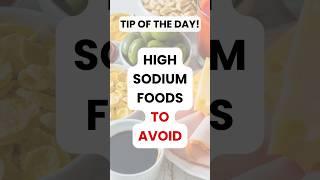 High Sodium Foods to Avoid #processedfoods #shorts #youtubeshorts