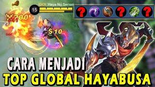 CARA MAIN HAYABUSA TERBARUBUILD EMBLEM DAN ITEM HAYABUSA TERSAKITGAMEPLAY TOP GLOBAL HAYABUSA#mlbb