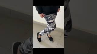 Trendy tights Army-Printed Legging pants 潮流军装印花紧身裤 (S050)