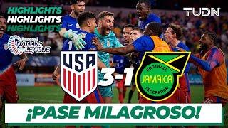 HIGHLIGHTS | Estados Unidos 3-1 Jamaica | CONCACAF Nations League 2024 - Semis | TUDN