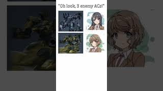 POV you're defending the dam complex: #gaming #gamingshorts #memes #ac6 #armoredcore #armoredcore6