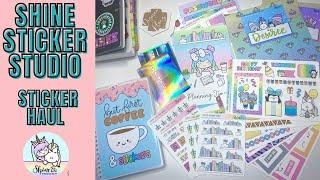 NEW! SHINE STICKER STUDIO STICKER HAUL & ACCESSORIES @ShineStickerStudio