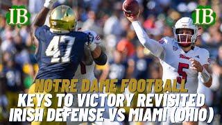 Keys to Victory Revisited - Notre Dame Defense vs Miami Ohio