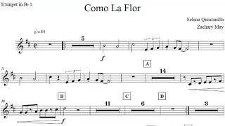 Como la flor - Selena (Partituras en PDF + Link de descarga)