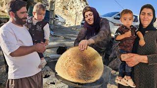 The happy life of Razia and Arman and their children and making delicious steamed rice