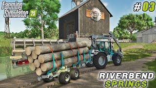 Farming Contracts Made Easy: Wood Transport, Canola Harwesting | Riverbend Springs | FS 25 | ep #03