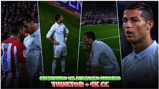 Cristiano Ronaldo Vs Atletico Madrid Scenepack - 4k Clips + Cold CC High Quality  #part46