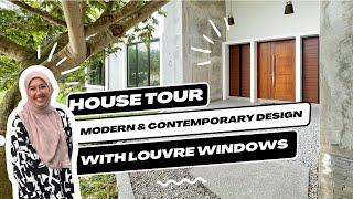 Modern and Contemporary Design with Louvre Windows | House Tour