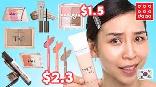 I Tried $2 Korean Makeup from Daiso 