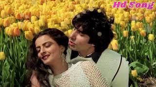 Ye Gila Hai Aapki Nigaho Se | amitabh bachchan, Rekha | Dekha ek khawb to ye | 80s love songs 2024