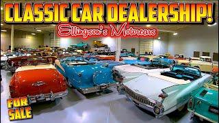 INCREDIBLE CLASSIC CARS FOR SALE!!! Classic Car Dealership. Lot Walk. AMAZING Rare Cars For Sale!