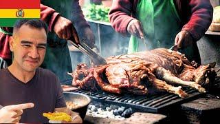 COMIDA CALLEJERA en BOLIVIA 