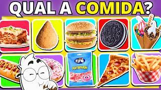  ADIVINHE 30 COMIDAS | Quiz de Comidas | Adivinhe as Comidas mais Famosas do Mundo |#quiz #buuquiz