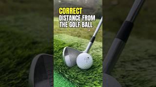 USE THIS TO get the PERFECT DISTANCE FROM THE GOLF BALL #alexelliottgolf #golftips #golfadvice #golf