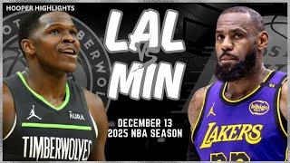 Los Angeles Lakers vs Minnesota Timberwolves Full Game Highlights | Dec 13 | 2025 NBA Season