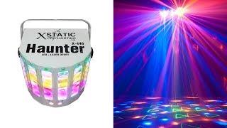 XSTATIC PRO LIGHTING - HAUNTER LED DERBY RGBA with RED GREEN LASER BEAM