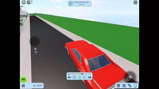 Driving my car off the map of Roblox