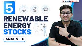 Top 5 Renewable Energy Stocks: Tata Power vs JSW Energy vs NTPC vs Torrent Power vs Adani Green