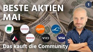 Beste Aktien Mai - das kauft die Community 2024 - 1