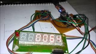 counter using seven segment and Arduino by Saddam Khan