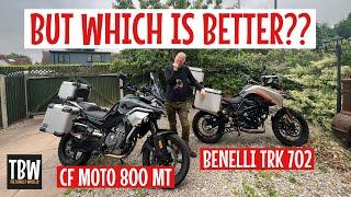 Benelli TRK 702 v CF Moto 800 MT!!